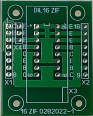 Adapter DIL16 ZIF
